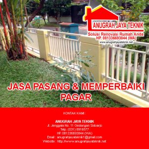 Pasang Pagar – 081336693844 (WA)