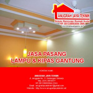 Pasang Lampu Gantung – 081336693844 (WA)